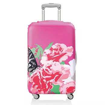 LOQI 行李箱套│康乃馨【L 號】