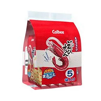 日本【加樂比】5入蝦條