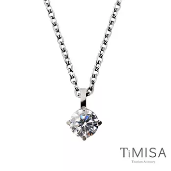 TiMISA《永恆之心》純鈦項鍊(E) - 45公分