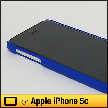 iPhone 5C玩家必備精緻磨砂保護硬殼（深藍色）