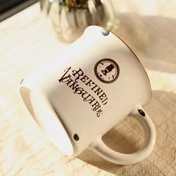 法國常民生活陶瓷馬克杯‧仿舊復古琺瑯杯造型