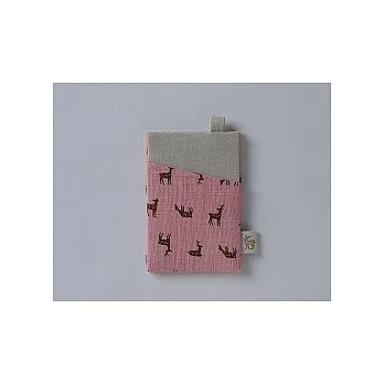 遊中川小紋識別證夾/鹿櫻色