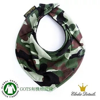 【瑞典ELODIE DETAILS】北歐時尚有機棉領巾型口水巾圍兜 - 酷炫迷彩