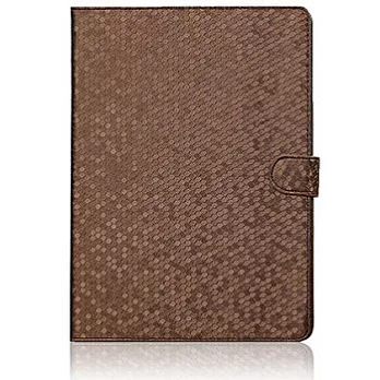【SmartCase】Air Diamond 璀璨鑽石格紋 iPad Air 書本式平板保護套 - 晶鑽棕