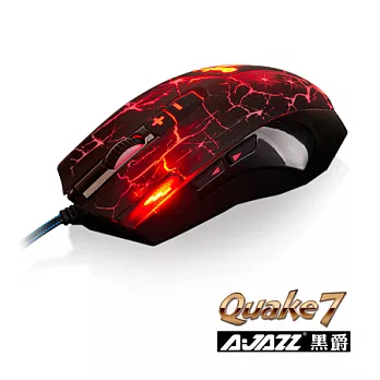 A.JAZZ黑爵 智能8鍵專業電競滑鼠Quake7