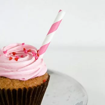 Dailylike歡樂假期派對紙吸管-02Pink