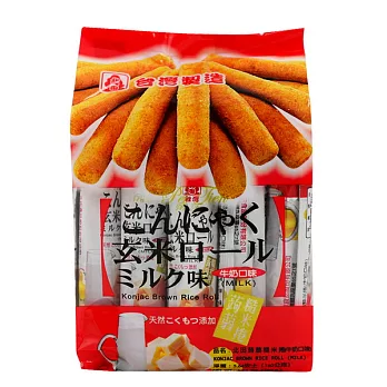 北田蒟蒻糙米捲-牛奶 160g