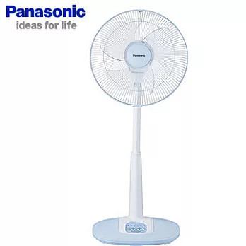 國際Panasonic 12吋微電腦座立扇F-L128MS粉彩藍