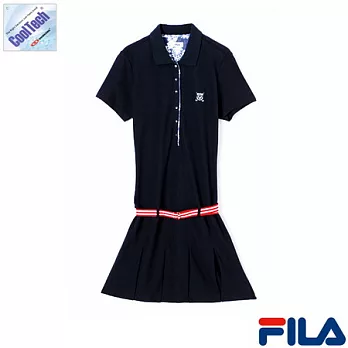 FILA女性甜心活力洋裝5DRN-1226-NV-M學院藍