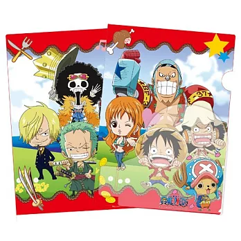 航海王-L型資料夾(造型)K款(綜合)