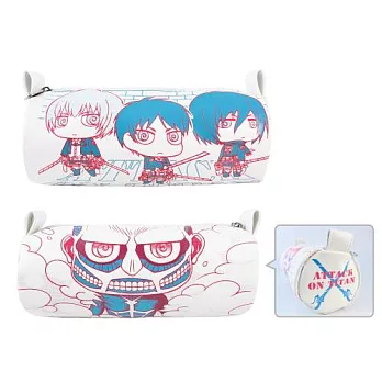 進擊的巨人-筆袋(軟皮)A款(Q綜)