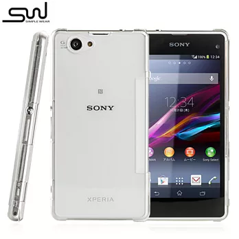 SIMPLE WEAR SONY XPERIA Z1f/Z1 Compact 專用透明保護殼透明