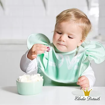 【瑞典ELODIE DETAILS】北歐時尚精品防水口袋圍兜 - L.O.V.E