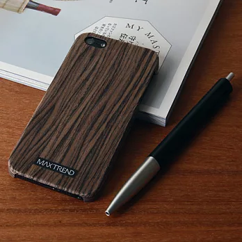 MAXTREND自然風格iPhone5/5s天然原木手機保護殼(瑞士核桃MT011027WW1)瑞士核桃