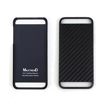 MAXTREND 超薄高剛 iPhone5碳纖材質手機保護殼(MT011027CB1 )碳纖材質