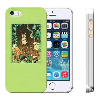 炫幻手機背蓋iPhone 5/5S專用-溫馨時光手札系列(森林)