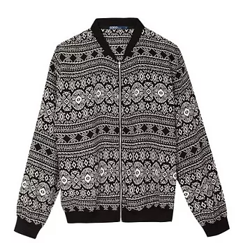 【CACO】CACO SURF．美式休閒．民族風長袖外衣(女)S黑