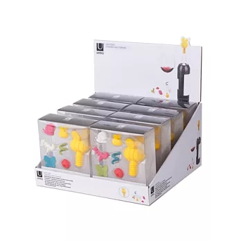 UMBRA 可愛蜜蜂酒瓶塞杯環組