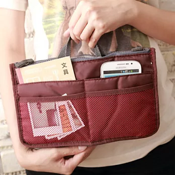 韓風加厚包中包橘