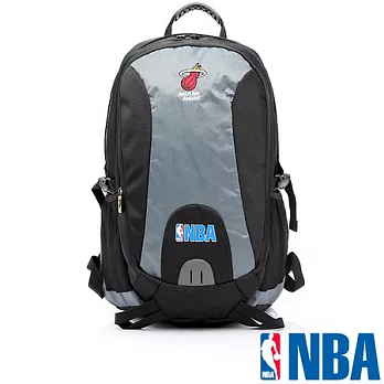 NBA 樂活運動後背包(熱火隊)RLB0006C-黑/水藍
