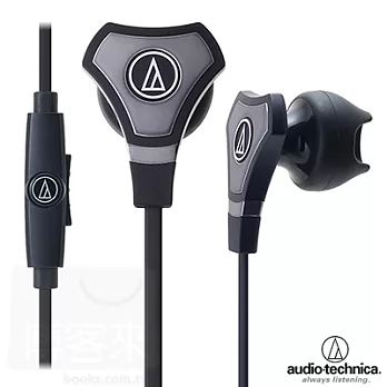 鐵三角 ATH-CHX5iS 黑色 密閉型×開放型 智慧型手機專用 複合式耳機