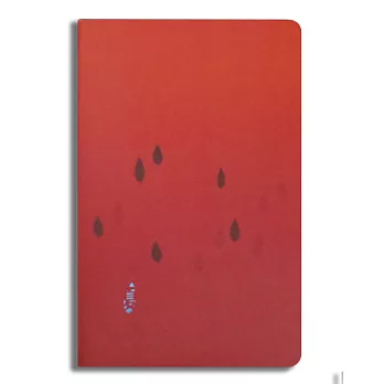 【不言四季系列】創意車縫線筆記本-夏沁涼。A5（橫線）