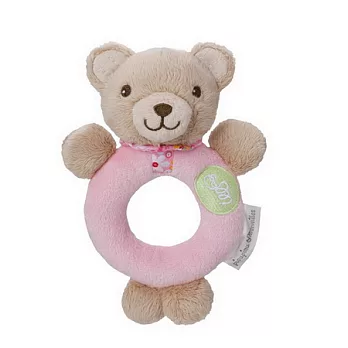 法國PiouPiou & Merveilles - 長臂熊安撫手搖鈴 (粉)