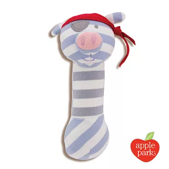 【美國 Apple Park - 農場好朋友系列】有機棉安撫啾啾棒 - 海盜豬