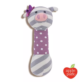 【美國 Apple Park - 農場好朋友系列】有機棉安撫啾啾棒 - 小豬佩妮