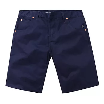 【CACO】NAVY．獨家經銷． 後口袋N字短褲(男)S藍紫