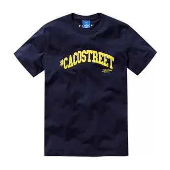 【CACO】CACO ST．美式街頭．ST印花短T(男)S丈青
