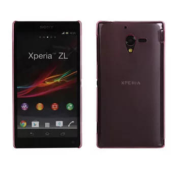 【BIEN】SONY Xperia ZL 簡約超薄羽量硬質保護殼 (霧粉紅)