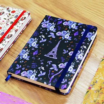 Nathalie Lete綁帶精裝筆記本-艾菲爾