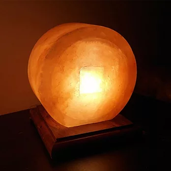 【Naluxe】義大利設計水晶鹽燈-金通寶