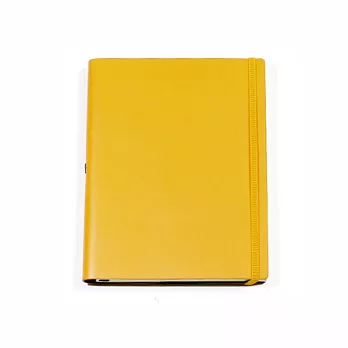 Jadeco / Vattern notebook 平紋皮革筆記本 A5 空白內頁黃色