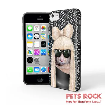 PETS ROCK寵物搖滾-iPhone 5C手機保護殼 - GG (Black)