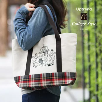 Uptrend College Style TOTE BAG/牛津Oxford