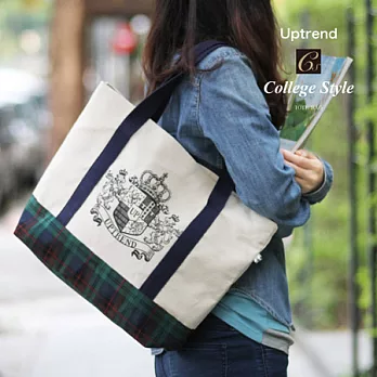 Uptrend College Style TOTE BAG/劍橋Cambridge