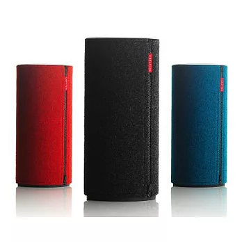 LIBRATONE ZIPP | 丹麥品牌 可攜式 Wi-Fi無線音響+三色羊毛外衣套裝組合_黑藍紅毛套組