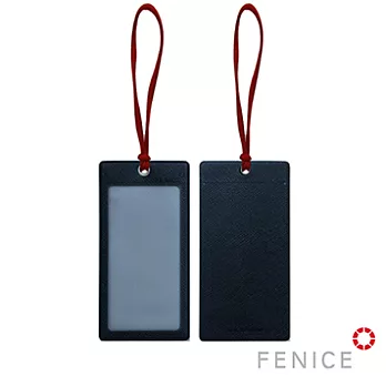 【FENICE】透明視窗行李吊牌 - 旅行用品 旅行的好夥伴深藍+紅
