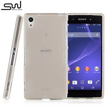 SIMPLE WEAR SONY XPERIA Z2 專用TPU 保護套 - 透黑