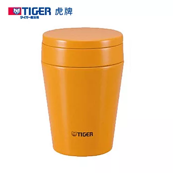TIGER虎牌380cc不鏽鋼真空食物罐 MCC-B038-南瓜黃(YS)