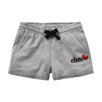 【CACO】芝麻街．授權款． ELMO休閒棉短褲(女)S麻灰