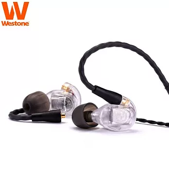 Westone UM Pro 20 雙單體可換線監聽級入耳式耳機-透明