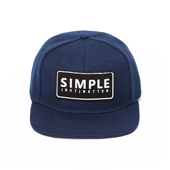【CACO】NAVY．獨家經銷．立體SIMPLE棒球帽丈青