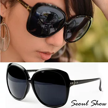 Seoul Show 迷人風情 時尚太陽眼鏡2062亮黑