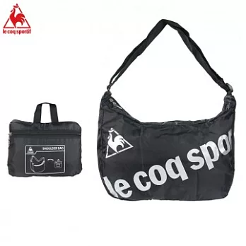 le coq sportif 公雞 輕量側背包黑色