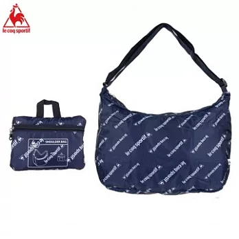 le coq sportif 公雞 輕量側背包藍紋
