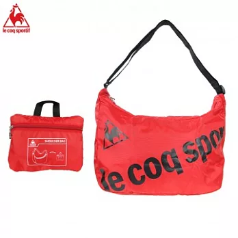 le coq sportif 公雞 輕量側背包紅色