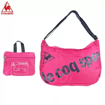le coq sportif 公雞 輕量側背包粉紅色